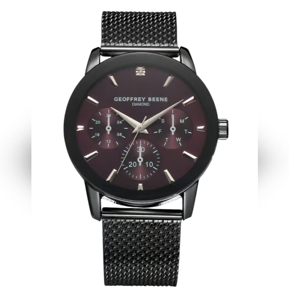 Geoffrey Beene Black Men's Watch